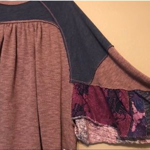 Free people flowy purple blouse